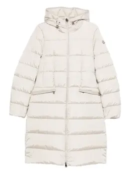 Moncler: Пальто с капюшоном 