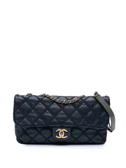 CHANEL Pre-Owned: Голубая сумка 