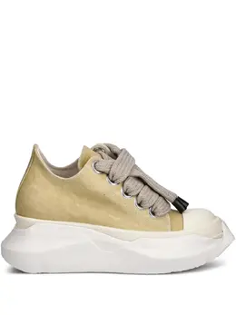 Rick Owens DRKSHDW: Жёлтые кроссовки 