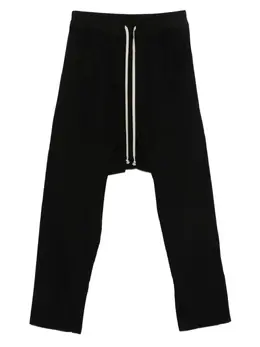 Rick Owens DRKSHDW: Чёрные брюки 
