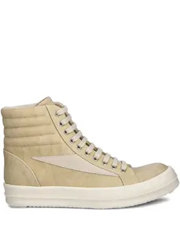 Rick Owens DRKSHDW: Бежевые кроссовки 