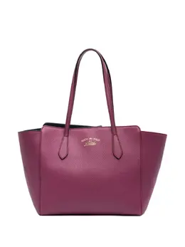 Gucci Pre-Owned: Фиолетовая сумка-шоппер 