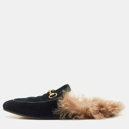 Gucci: Чёрные сабо  Princetown