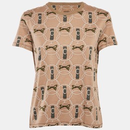Hermes: Коричневая футболка 