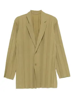 Homme Plissé Issey Miyake: Зелёные пиджаки 