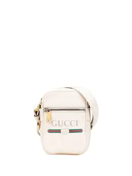 Gucci Pre-Owned: Белая сумка через плечо 