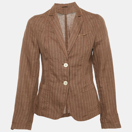 Brunello Cucinelli: Коричневый жакет 