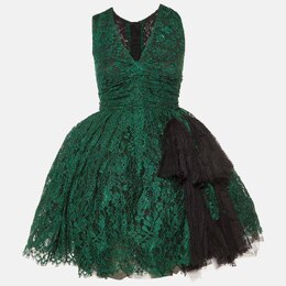 Dolce & Gabbana: Зелёное платье 
