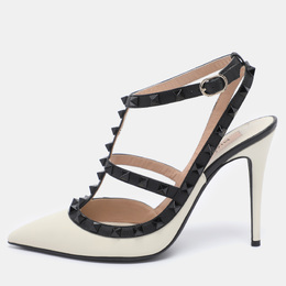 Valentino: Белые туфли  Rockstud