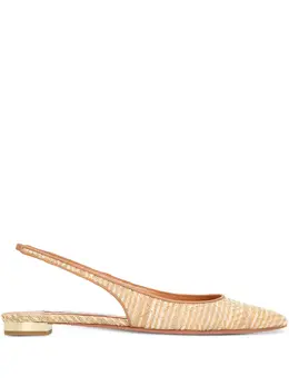 Aquazzura: Бежевые туфли  Purist