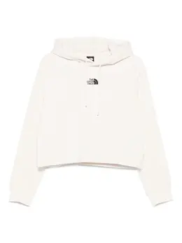 The North Face: Белая толстовка  Logo