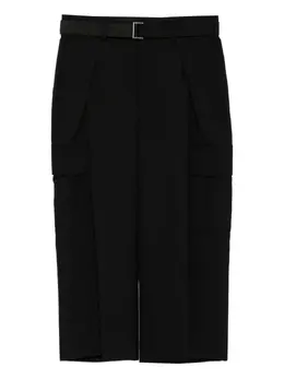 sacai: Чёрные брюки 