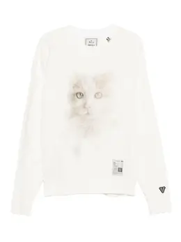 Maison MIHARA YASUHIRO: Свитшот с принтом 