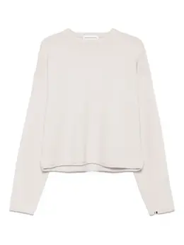 extreme cashmere: Белый свитер 