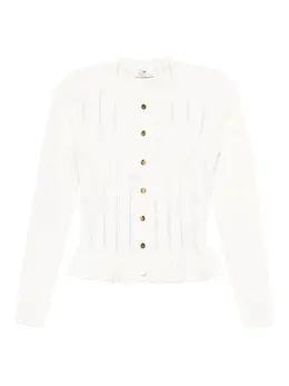 Elisabetta Franchi: Белый кардиган 