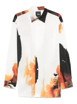 Y-3: Белая рубашка 