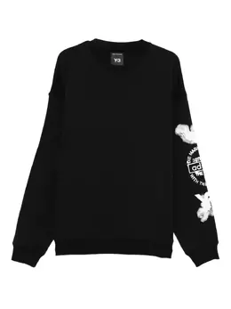 Y-3: Свитшот с принтом 