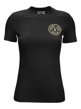 Versace Jeans Couture: Чёрная футболка 