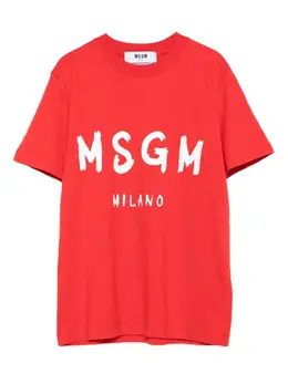 MSGM: Футболка с принтом 