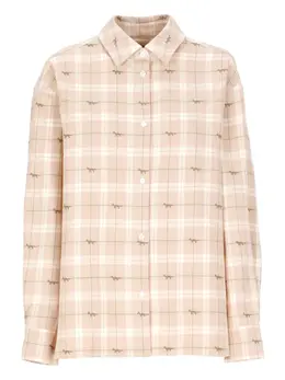 Maison Kitsuné: Хлопковая рубашка 