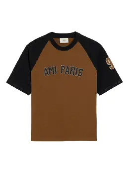 AMI Paris: Двухцветная футболка 