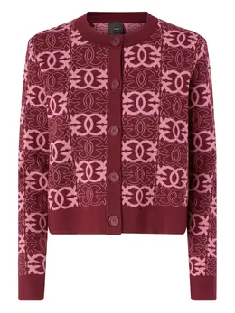 PINKO: Бордовый кардиган 