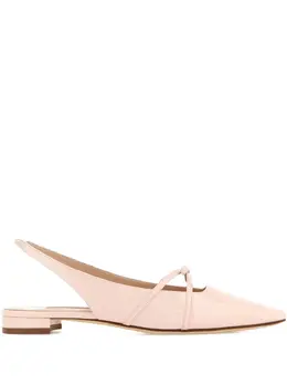 Manolo Blahnik: Светлые балетки 