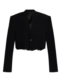 Balenciaga: Однобортный жакет 