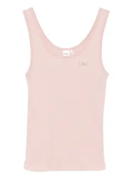 Chloé: Розовая майка 