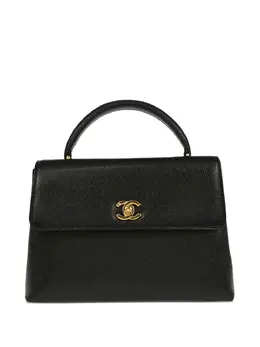 CHANEL Pre-Owned: Чёрная сумка 