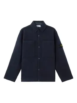 Stone Island: Рубашка из шерсти 