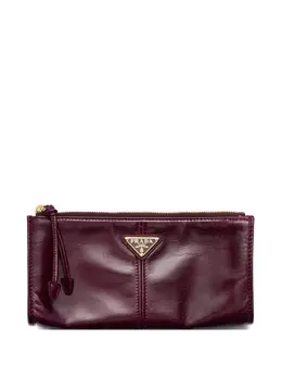 Prada: Бордовый кошелёк 
