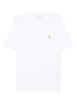 Maison Kitsuné: Белая футболка 