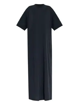 Balenciaga: Платье с коротким рукавом 