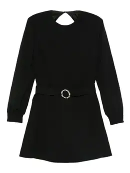 Saint Laurent: Платье с поясом 