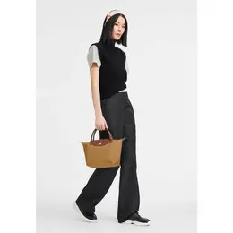 LONGCHAMP: Коричневая сумка 
