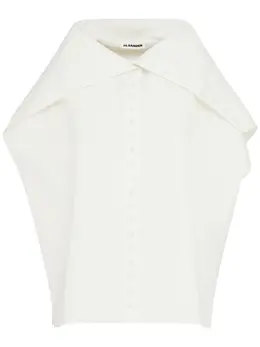 JIL SANDER: Плащ с воротником 