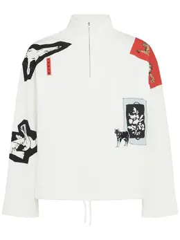 MARNI: Свитшот на молнии 