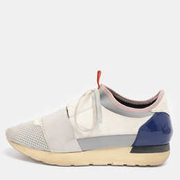 Balenciaga: Многоцветные кроссовки  Race Runner