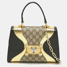 Gucci: Многоцветная сумка на руку  GG Supreme