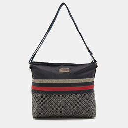 Gucci: Синяя сумка  Web