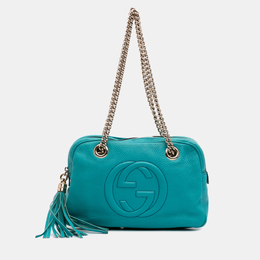 Gucci: Голубая сумка  Soho