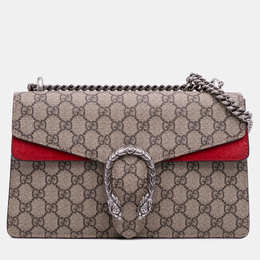 Gucci: Бежевая сумка  GG Supreme