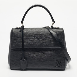 Louis Vuitton: Чёрная сумка  Épi