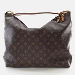 Louis Vuitton: Коричневая сумка 