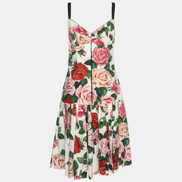 Dolce & Gabbana: Многоцветное платье 