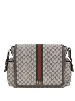 Gucci: Бежевая сумка  GG