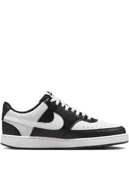 Nike: Чёрные кроссовки  Court Vision Low
