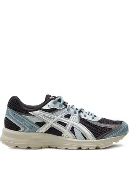 ASICS: Тёмные кроссовки 