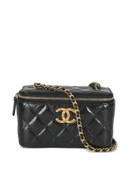CHANEL Pre-Owned: Чёрная сумка 